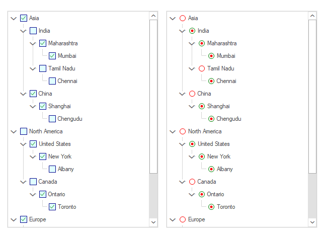 Winforms Treeview Control Displays Hierarchy Data Syncfusion