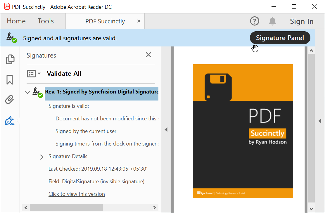 how to create a digital signature pdf