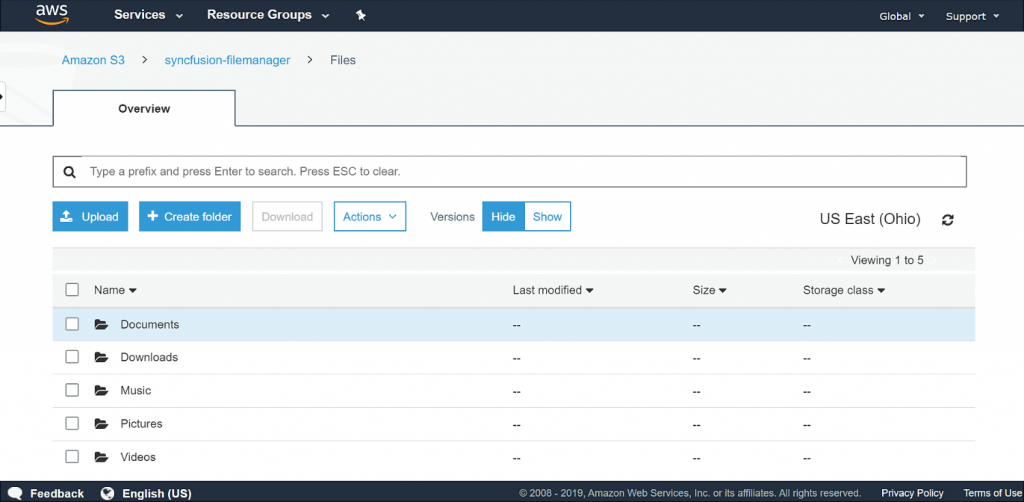 How to Synchronize Amazon S3 Storage Files with Essential JS 2 File ...