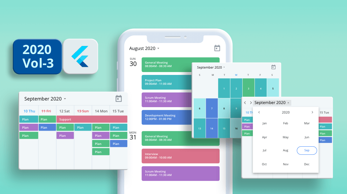 What’s New in 2020 Volume 3: Flutter Event Calendar