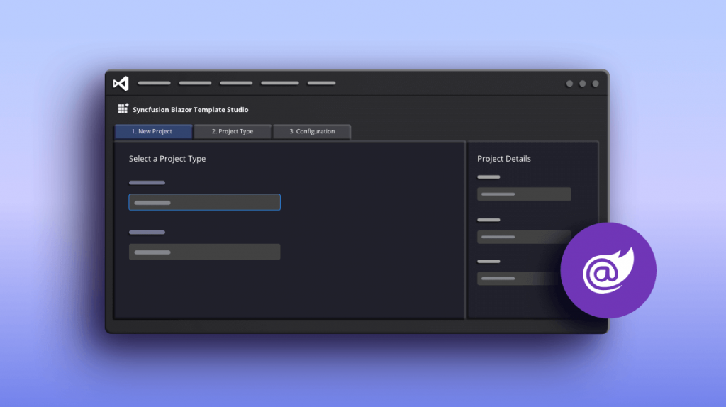 Introducing a UI for the Syncfusion Blazor Project Template for Visual Studio Code