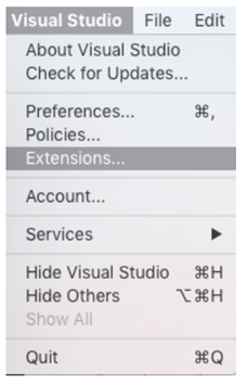 visual studio best extensions for mac