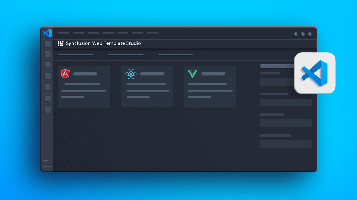 Introducing the Syncfusion Web Projects Template for Visual Studio Code