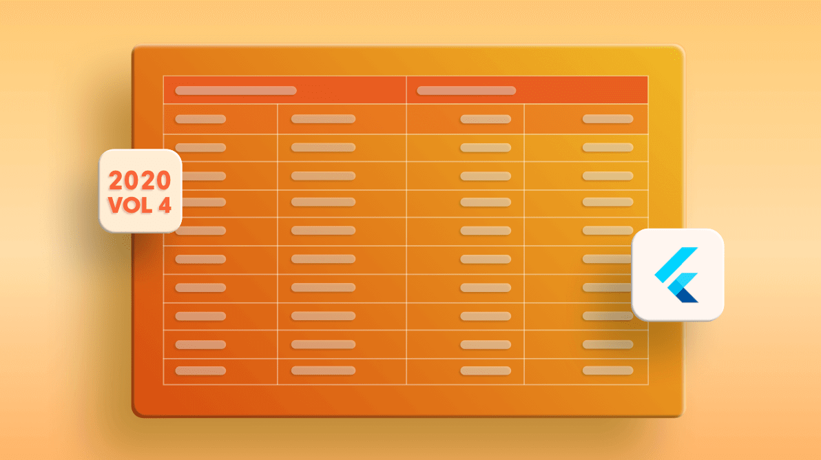 What’s New in 2020 Volume 4: Flutter DataGrid