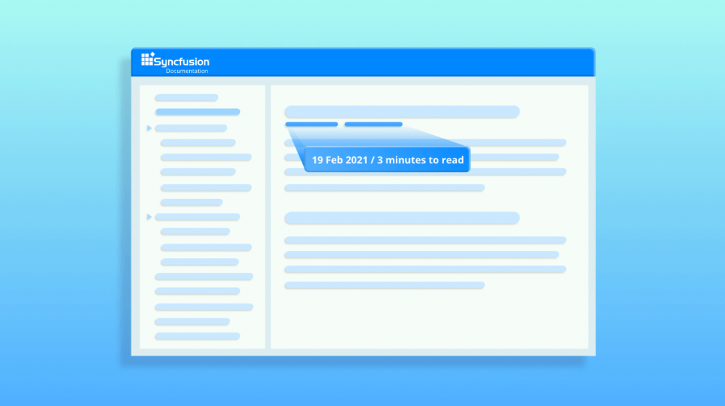 Know Whether You Are Reading the Latest Syncfusion Documentation!