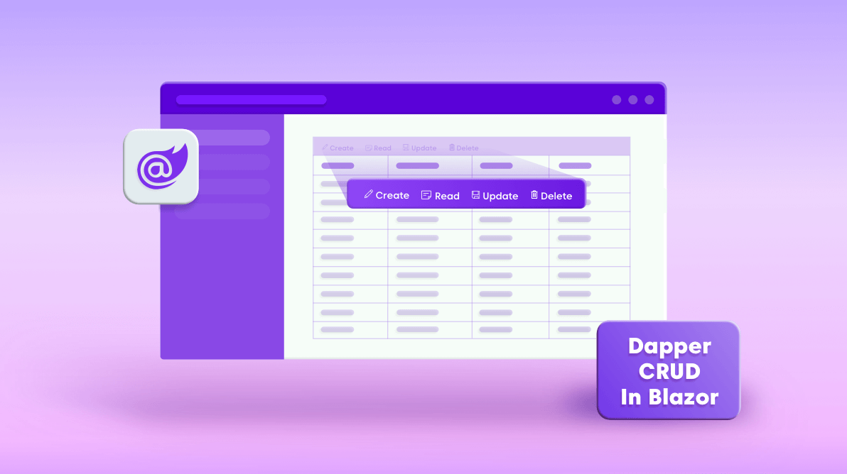 How to build a Blazor CRUD application with Dapper