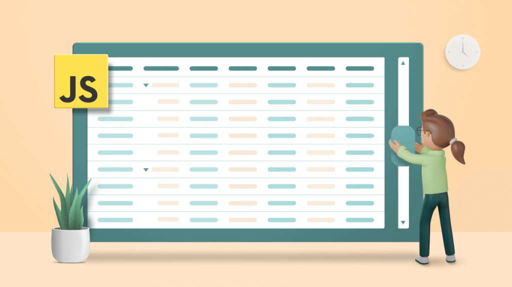 Boosting JavaScript Tree Grid Performance with Virtualization