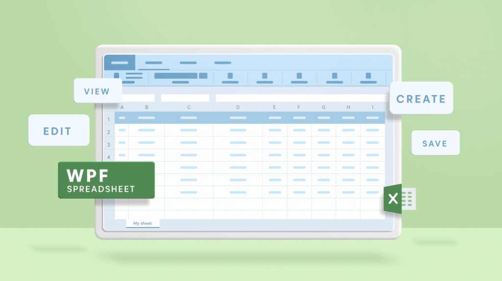 Create, View, Edit, and Save Your Excel Files Using WPF Spreadsheet