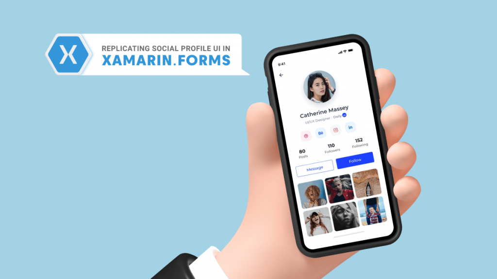 Replicating a Social Profile UI in Xamarin.Forms