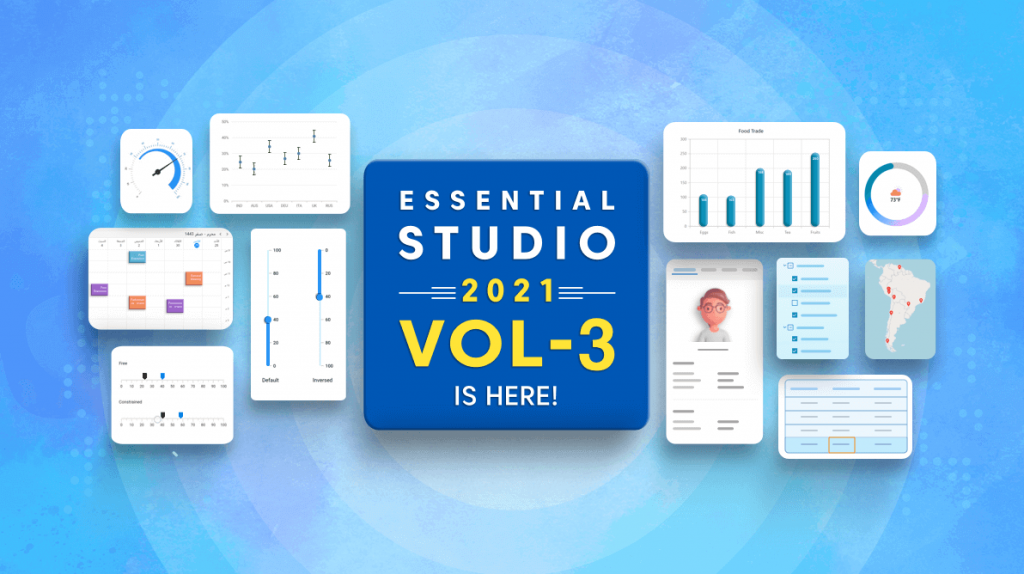 Syncfusion Essential Studio® 2021 Volume 3 Is Here!