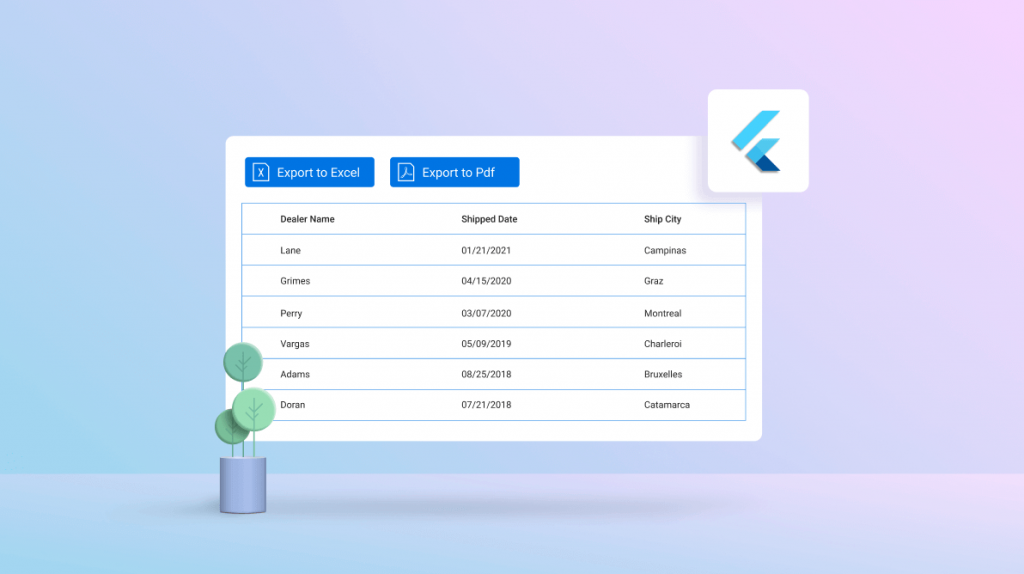 Easily Export DataGrid to Excel and PDF in Flutter