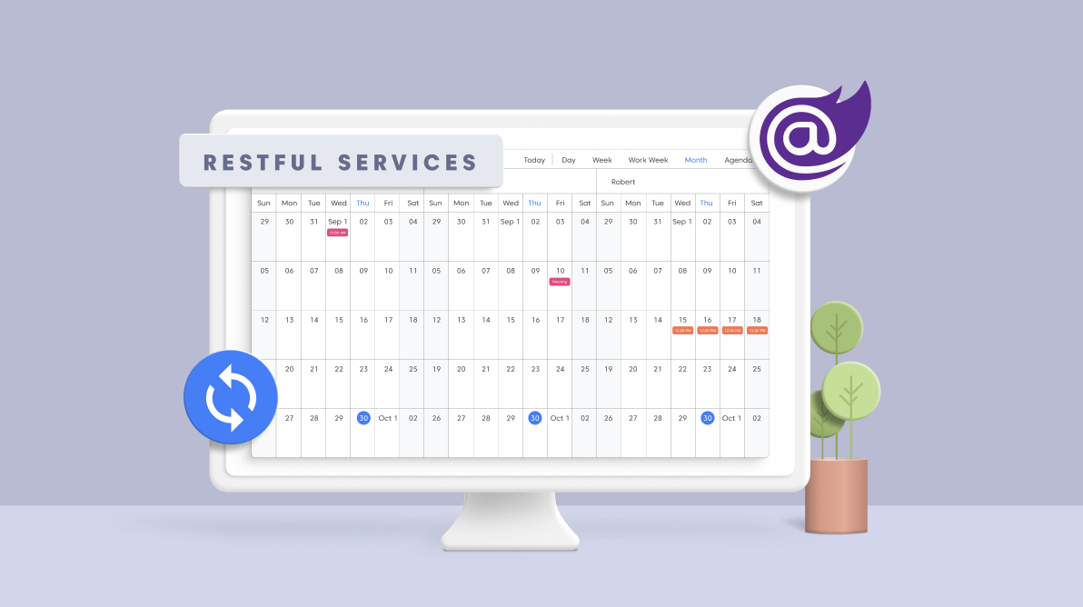 Easily Synchronize Blazor Resource Scheduler with Restful Services