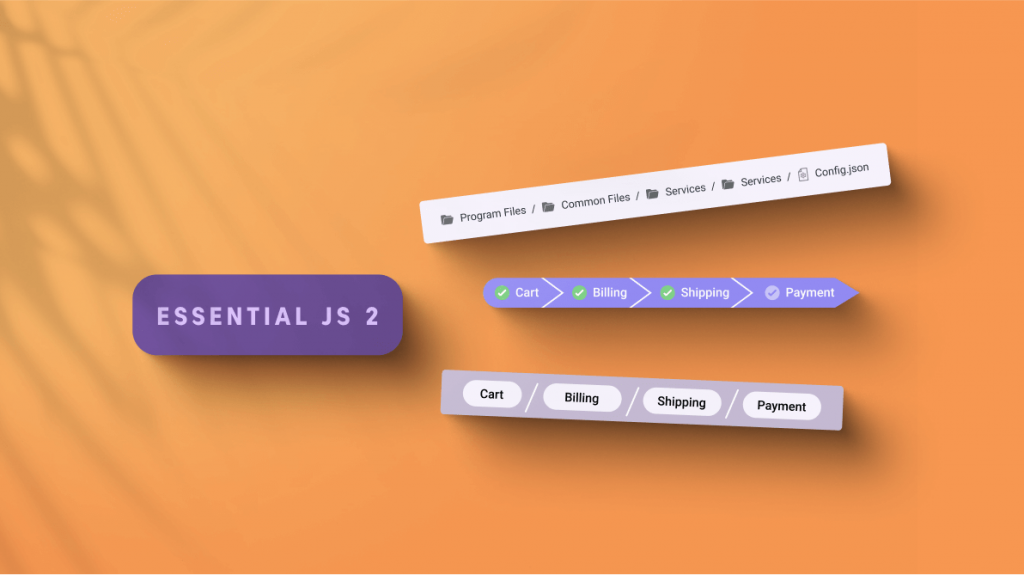 Introducing JavaScript Breadcrumb Control in Essential JS 2