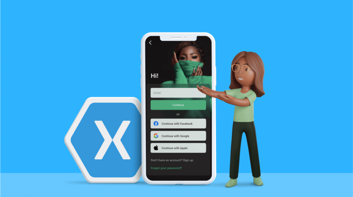 Replicating an App Login Screen in Xamarin.Forms