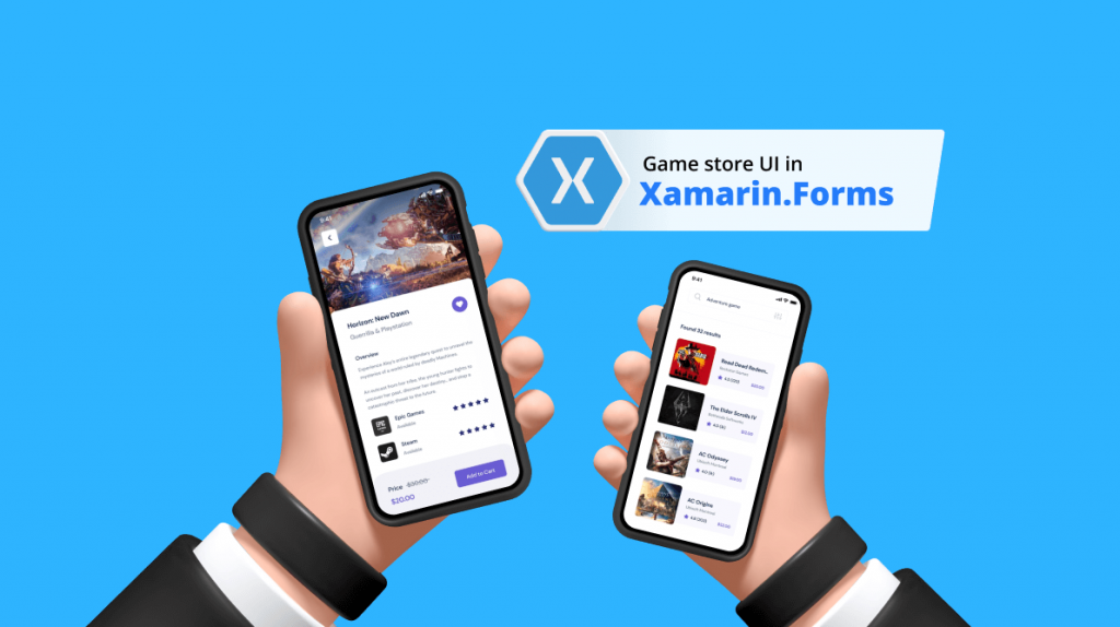 Replicating a Game Store UI in Xamarin.Forms