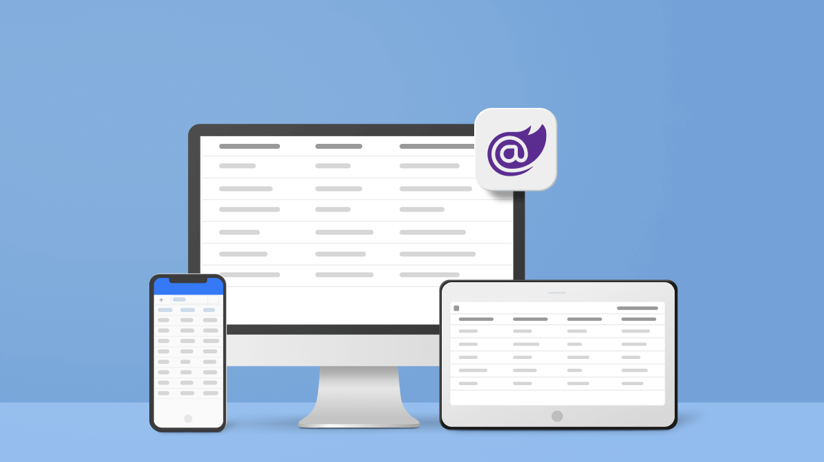 Experience the Adaptive UI Layout of Blazor DataGrid on All Devices