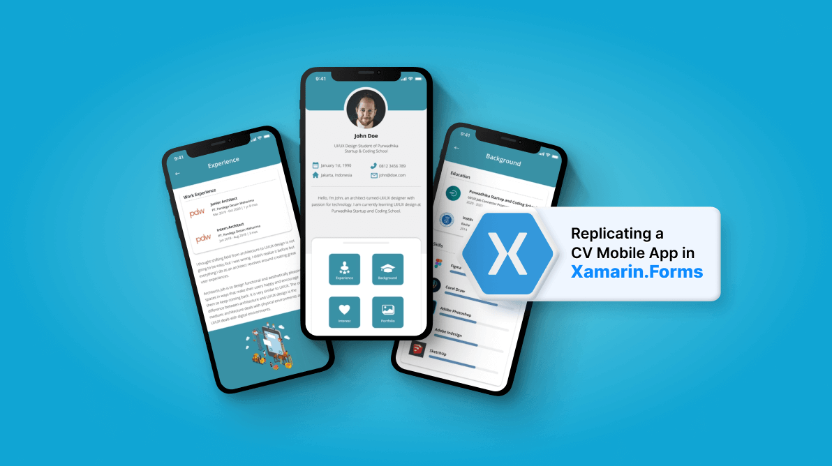 Replicating a CV Mobile App in Xamarin.Forms