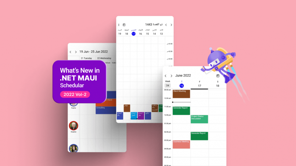 What’s New in .NET MAUI Scheduler: 2022 Volume 2