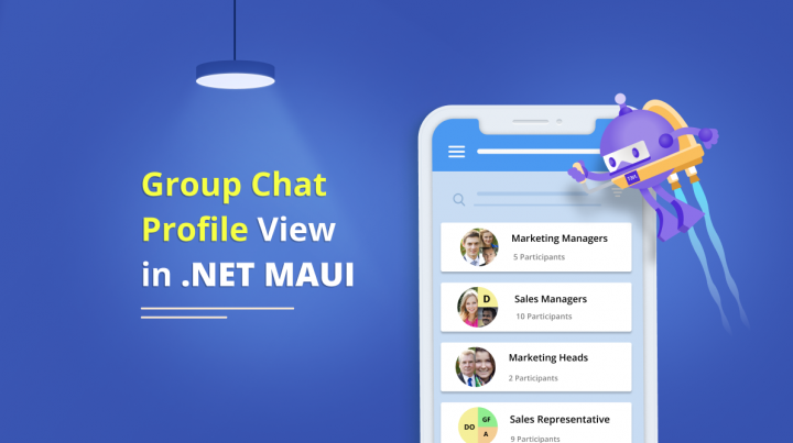 Create Group Chat Profile View in .NET MAUI App | Syncfusion Blogs