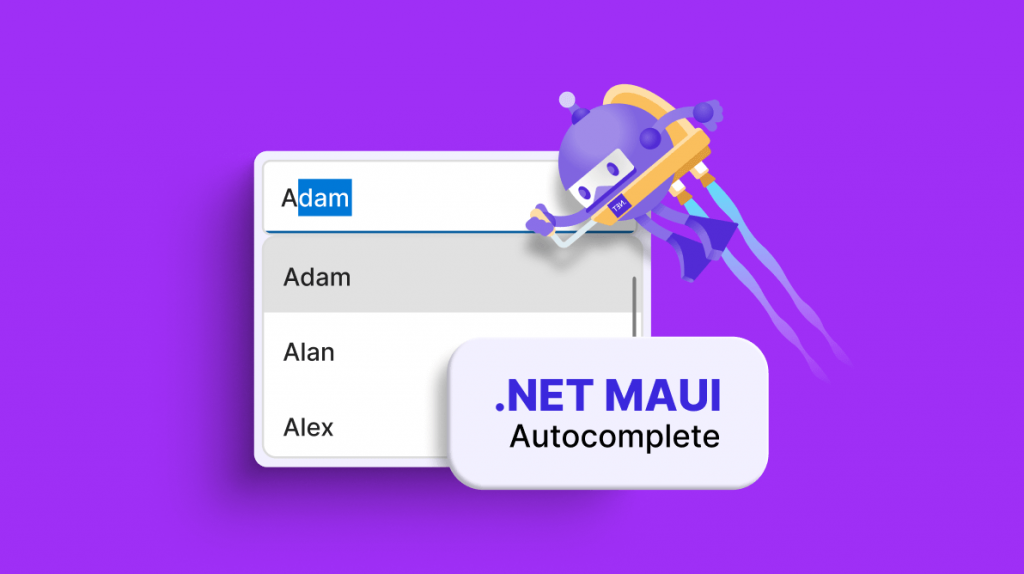 Introducing the .NET MAUI Autocomplete Control