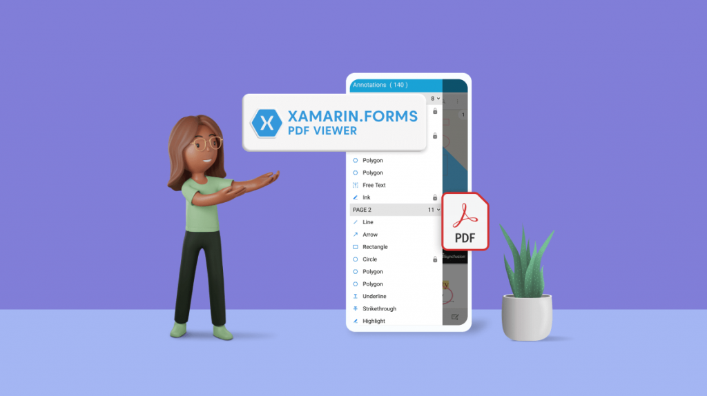 Easily Lock and Unlock Annotations Using Xamarin.Forms PDF Viewer