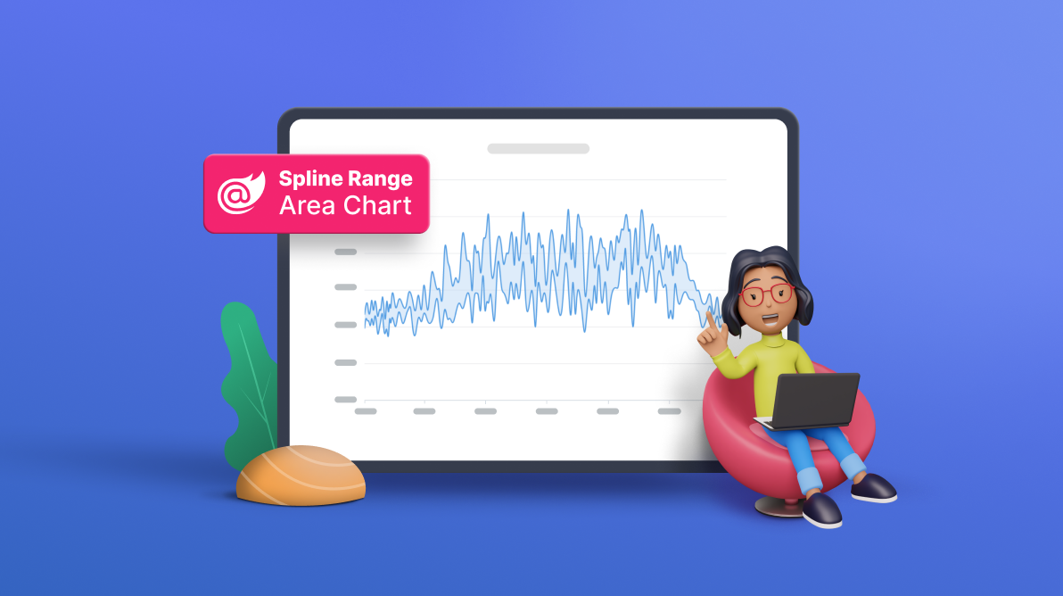 Blazor Spline Range Area Chart