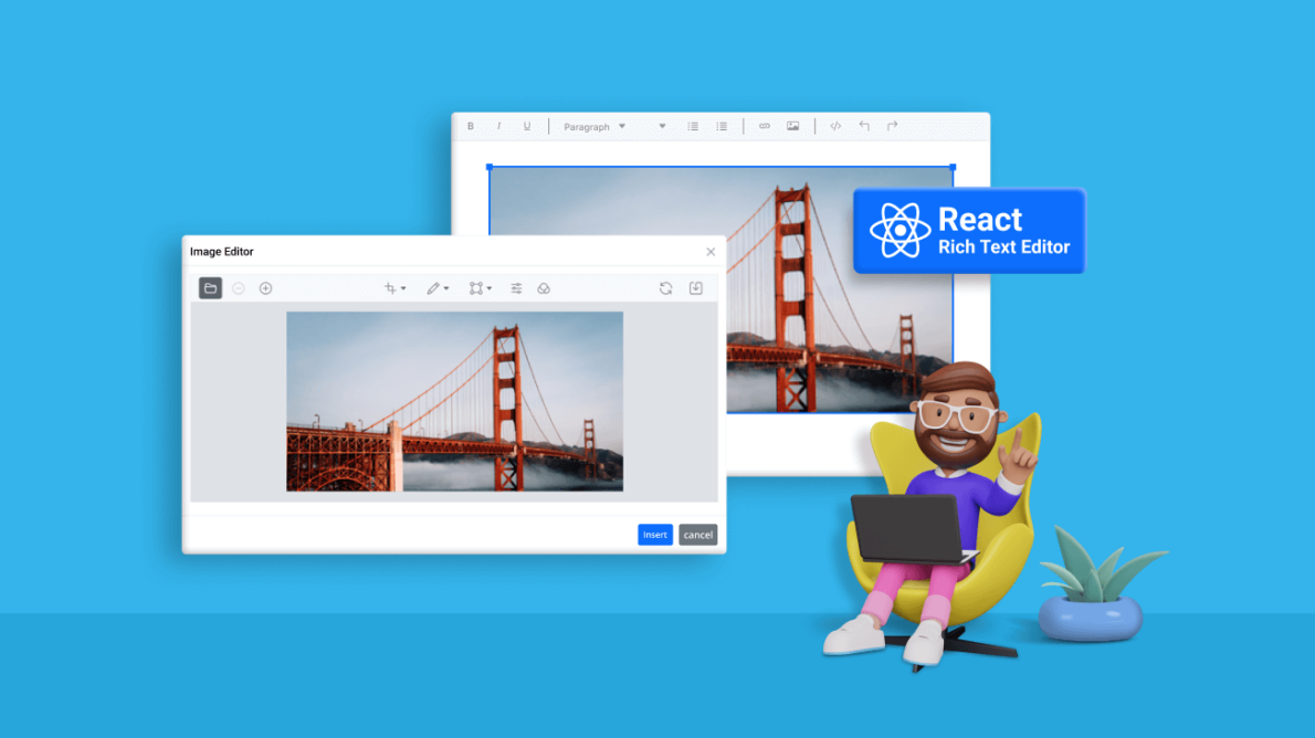 Easily Integrate the React Image Editor into the Rich Text Editor