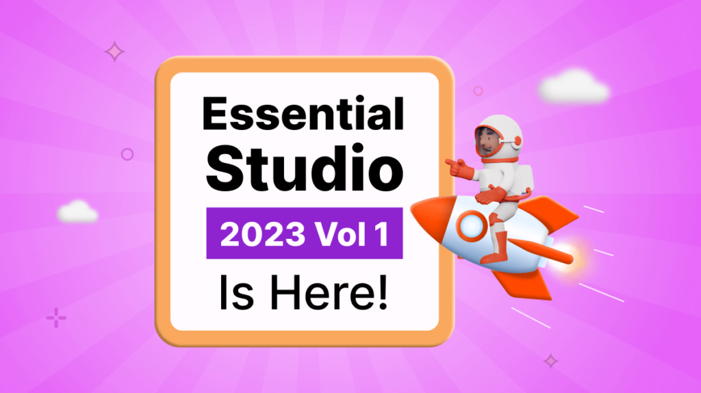 Syncfusion Essential Studio® 2023 Volume 1 Is Here!