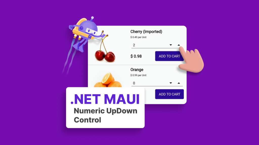 Seamlessly Integrate Numeric Up-Down UI in Your .NET MAUI App