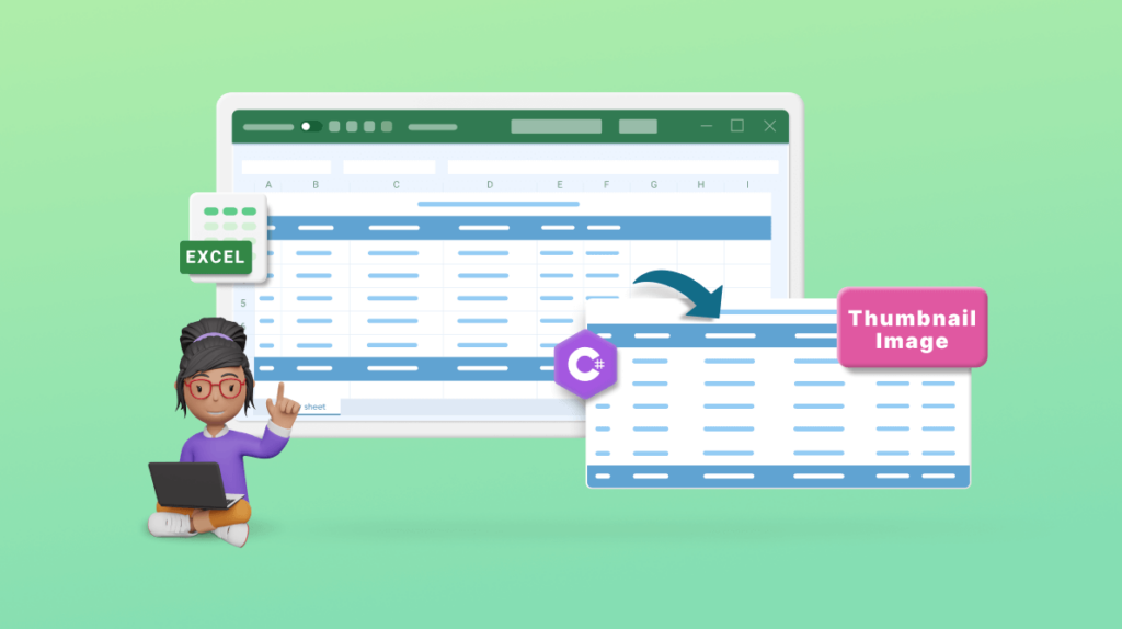 4 Simple Steps to Create Thumbnail Images for Excel Documents in C#