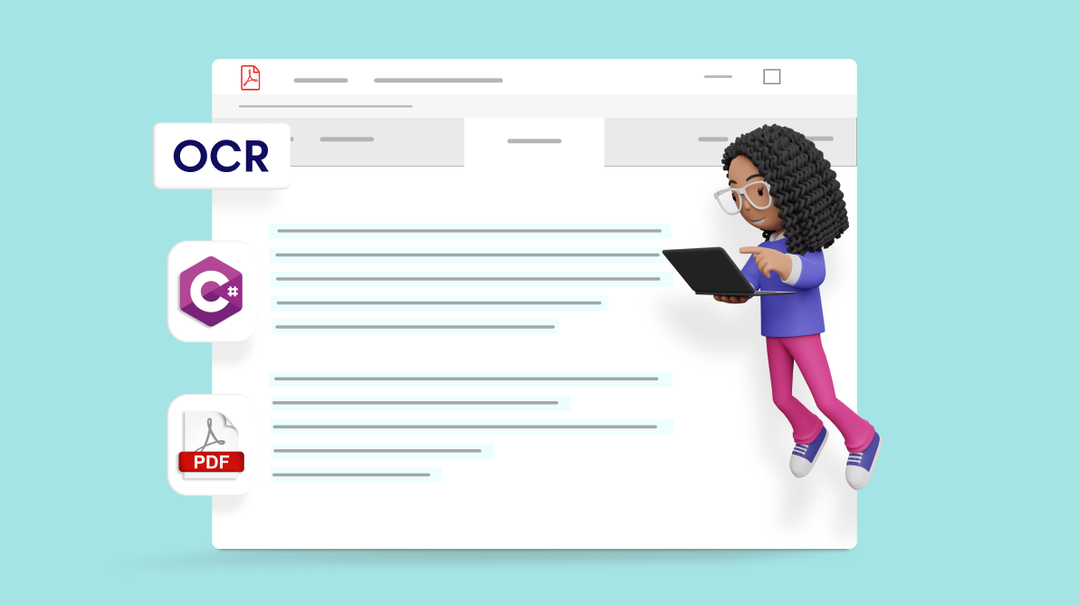 Optical Character Recognition OCR Made Easy with .NET PDF Library in C#