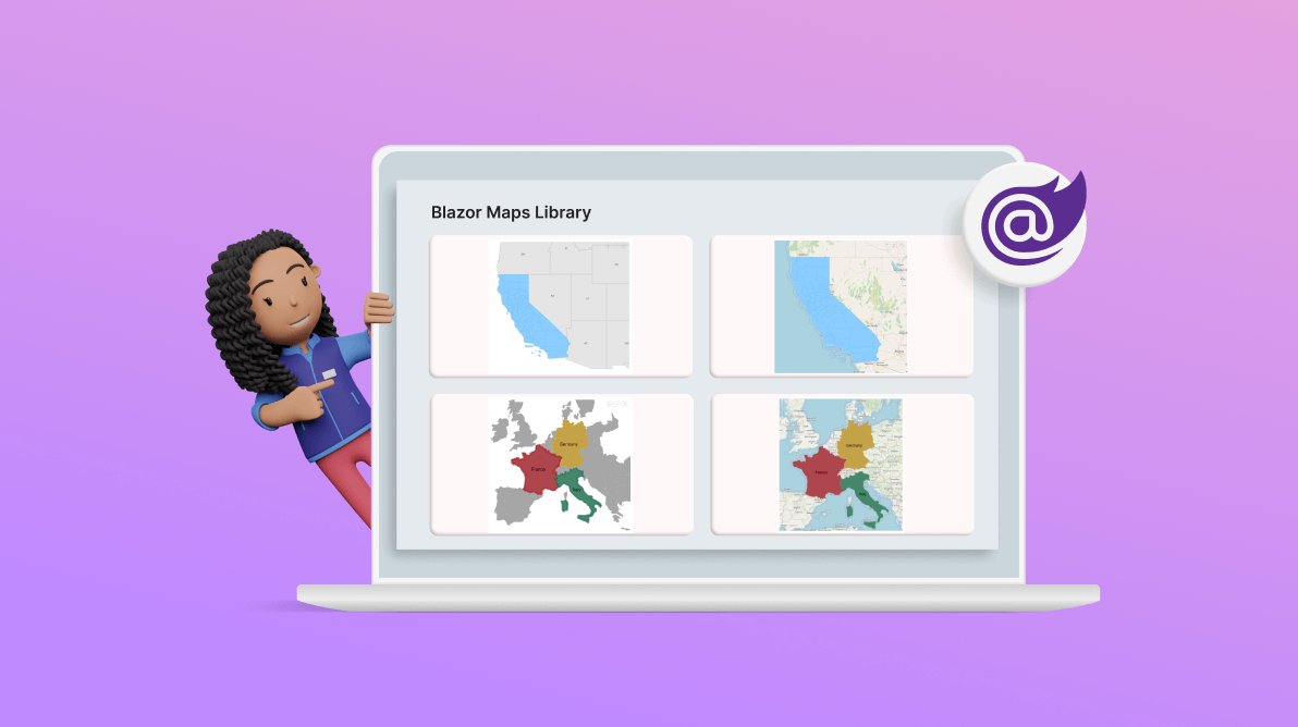 Easily Explore Complex Geographical Structures with Layers and Sublayers in Blazor Maps