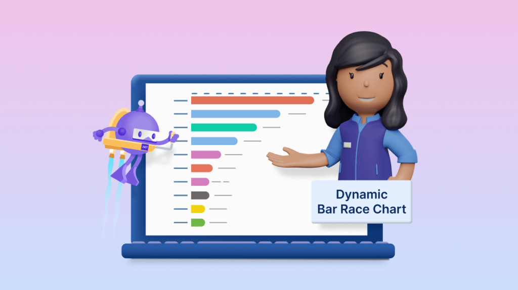 Chart of the Week: Creating a .NET MAUI Dynamic Bar Race Chart for the Top 10 Populations in the World