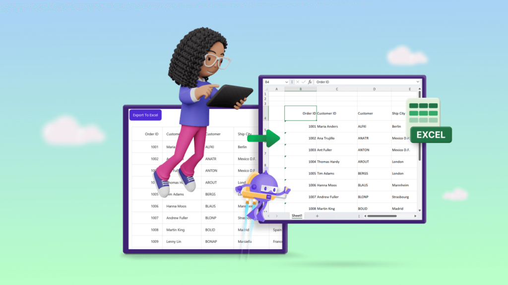 Exporting DataGrid to Excel Made Easy in .NET MAUI