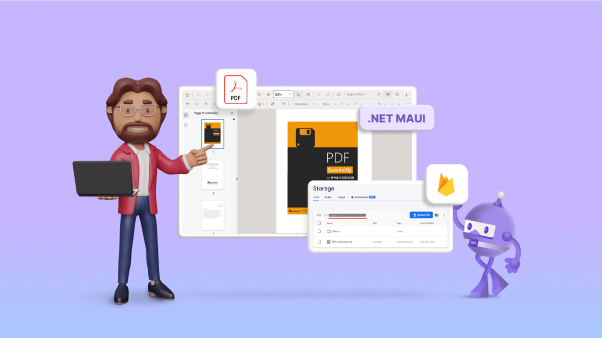 Load PDFs from Firebase Cloud Storage Using .NET MAUI PDF Viewer
