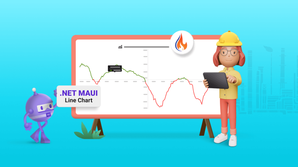 Chart of the Week: Creating a .NET MAUI Line Chart to Analyze Wage Trends in the Texas Oil Gas Extraction Industry