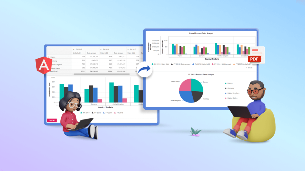 Explore Advanced PDF Exporting in Angular Pivot Table