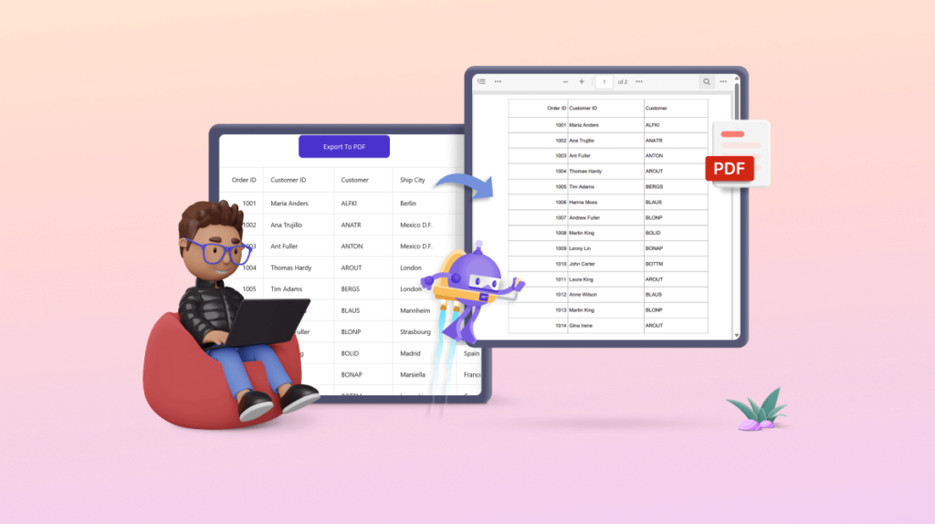 Exporting DataGrid to PDF Made Easy in .NET MAUI