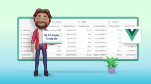 Easily Handle OLAP Cube Data using Vue Pivot Table