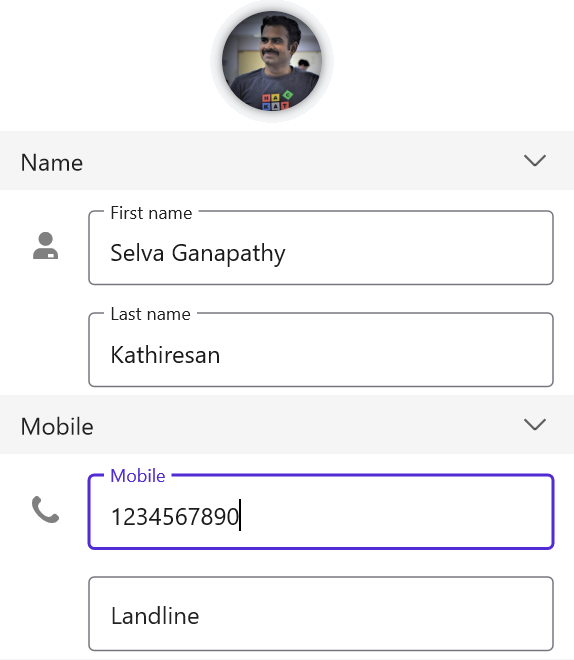 Floating Label layout support in NET MAUI DataForm