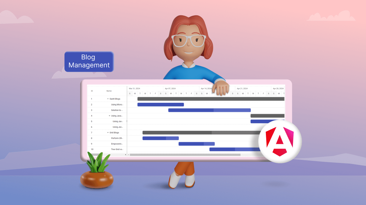 Optimize Blog Management with Angular Gantt Chart