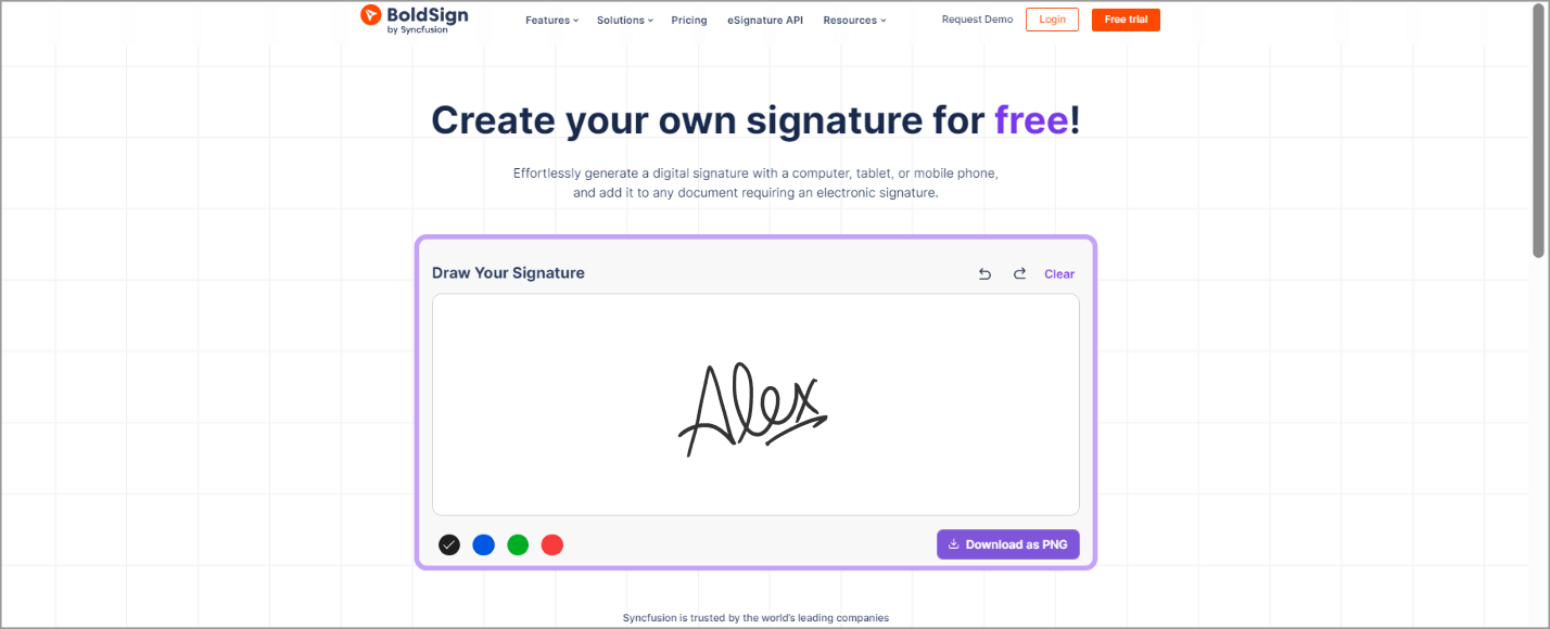 Free online signature generator