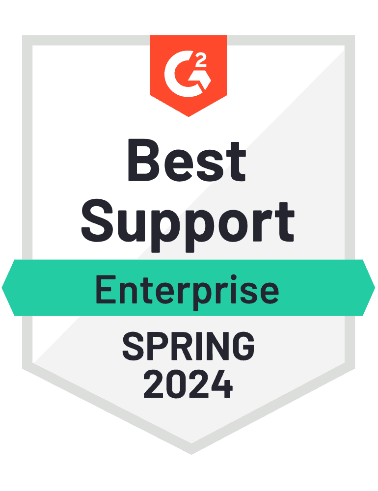 Best Support Enterprise Spring 2024