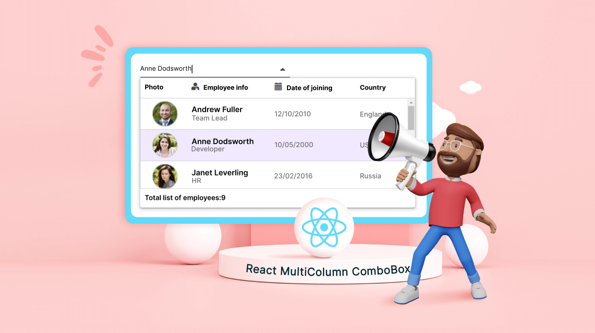 Introducing the New React MultiColumn ComboBox