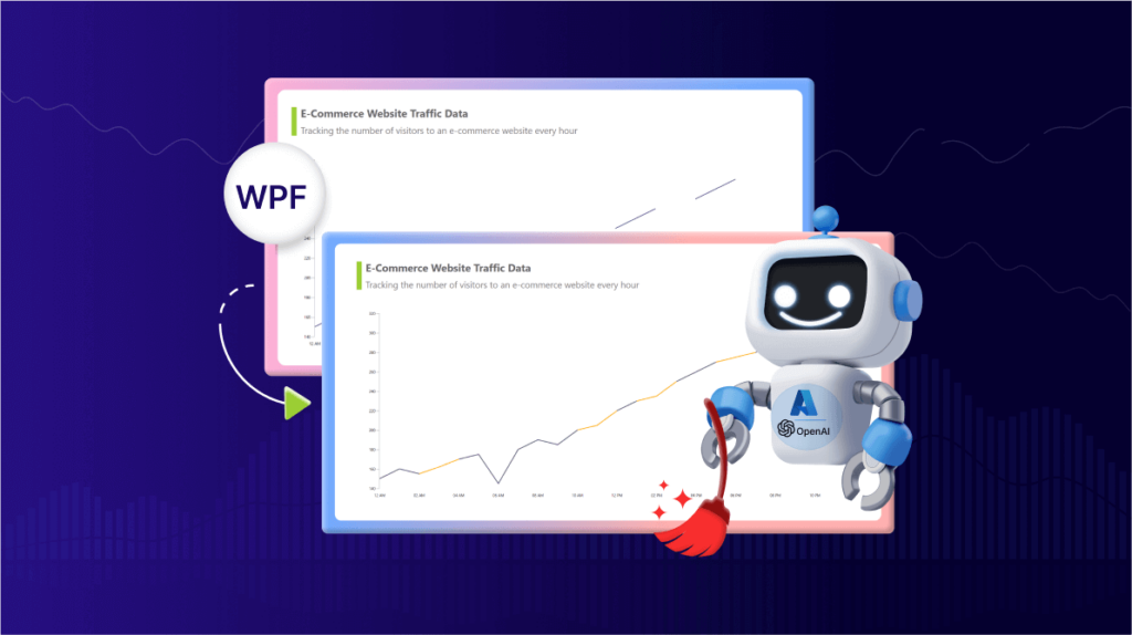 Clean and Preprocess E-Commerce Website Traffic Data Using an AI-Powered Smart WPF Chart