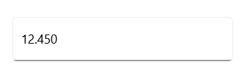 Setting the number of decimal places in the .NET MAUI Numeric Entry control