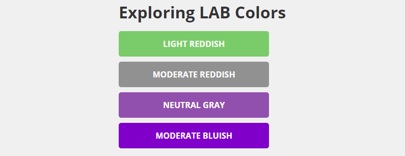 Exploring LAB Colors