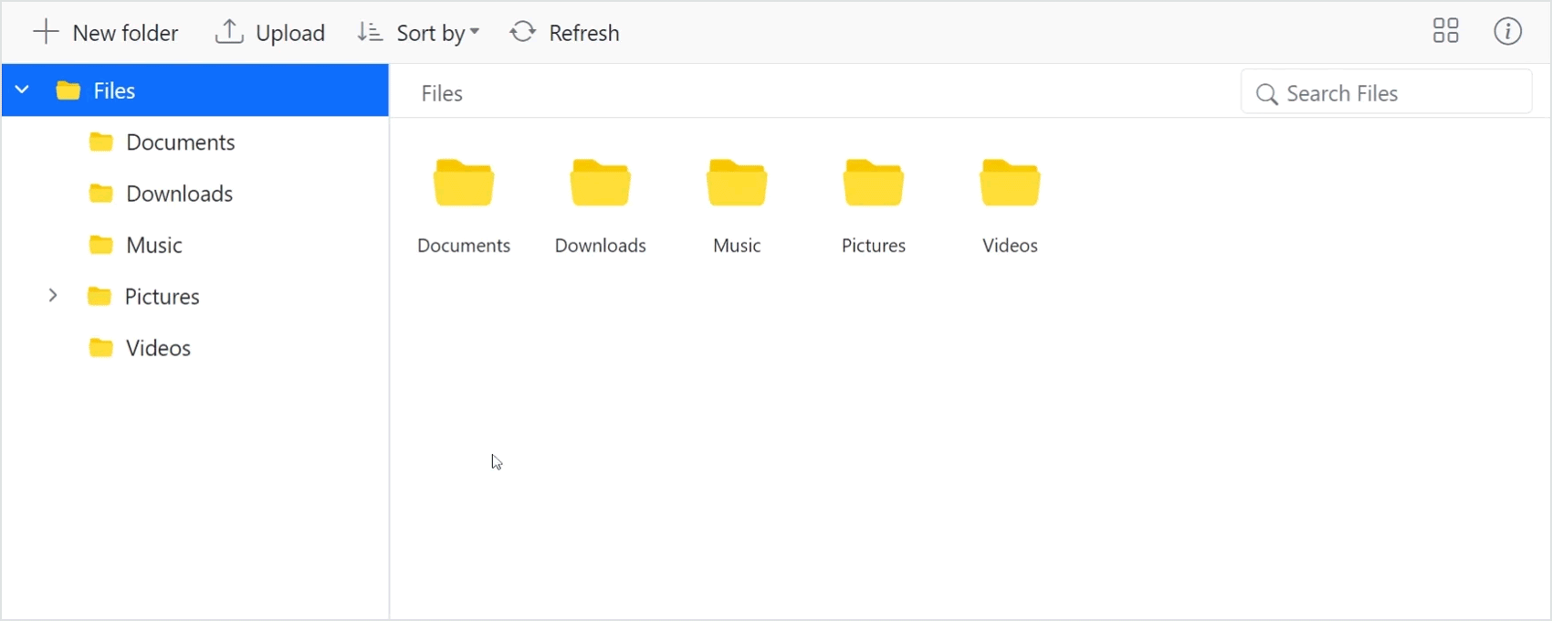 Range selection feature in File Manager