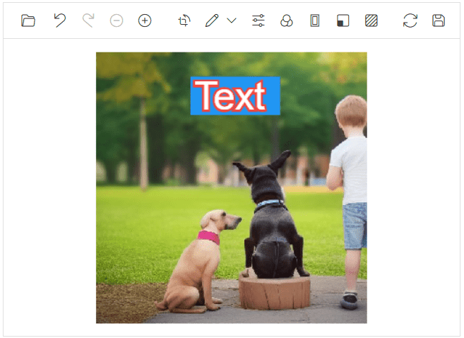 Text annotation enhancements in Blazor Image editor