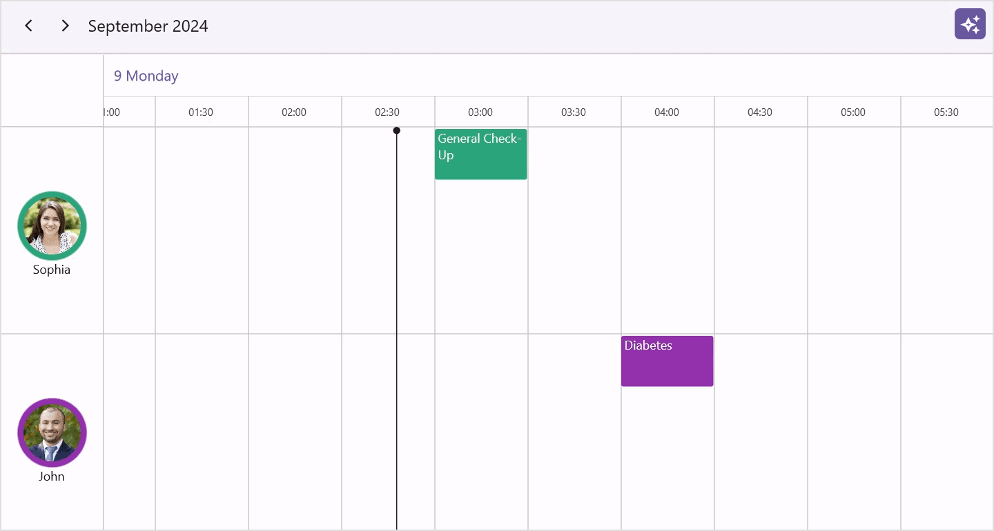 Booking appointments with the AI-powered smart .NET MAUI Scheduler 